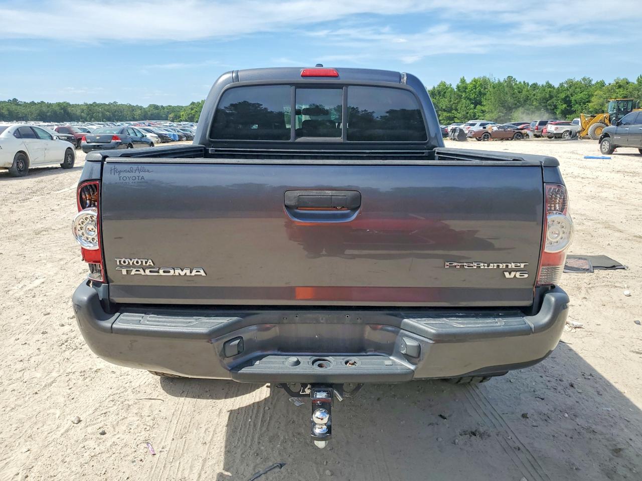 2011 Toyota Tacoma Double Cab Prerunner Серый vin: 3TMJU4GN3BM118769