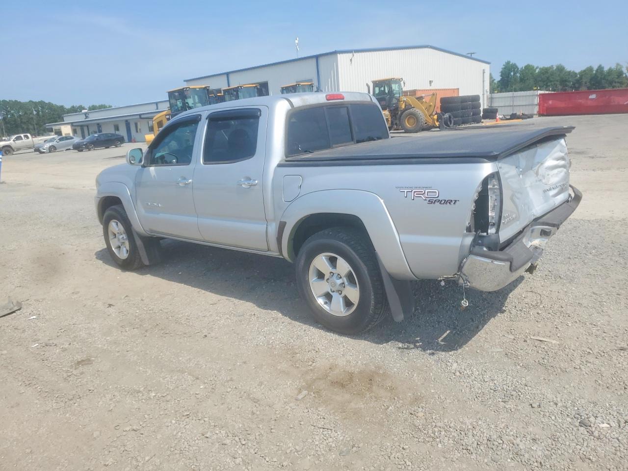 2011 Toyota Tacoma Double Cab Prerunner Серебряный vin: 3TMJU4GN3BM123728
