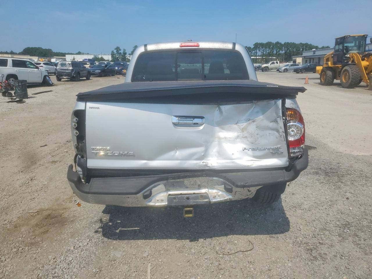 2011 Toyota Tacoma Double Cab Prerunner Серебряный vin: 3TMJU4GN3BM123728