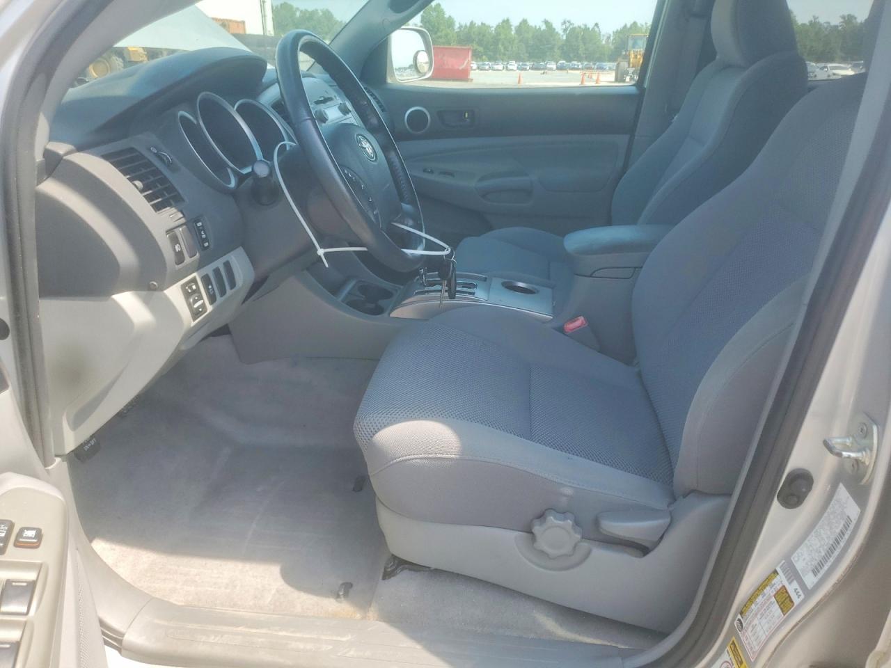 2011 Toyota Tacoma Double Cab Prerunner Серебряный vin: 3TMJU4GN3BM123728