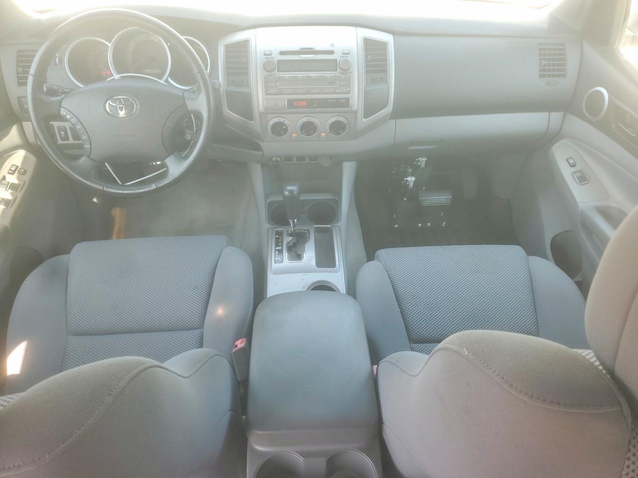 2011 Toyota Tacoma Double Cab Prerunner Серебряный vin: 3TMJU4GN3BM123728