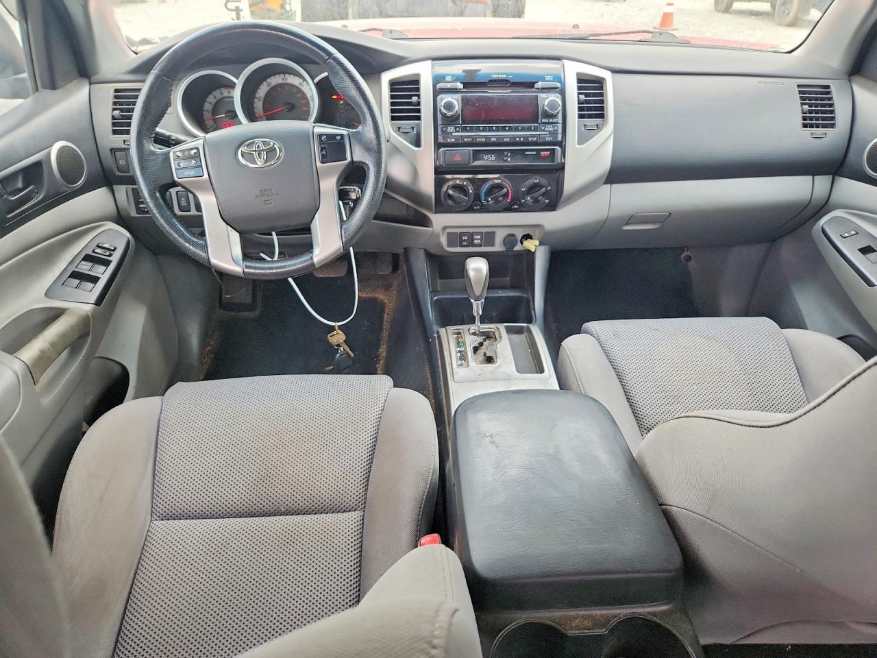 2012 Toyota Tacoma Double Cab Prerunner Red vin: 3TMJU4GN3CM134200