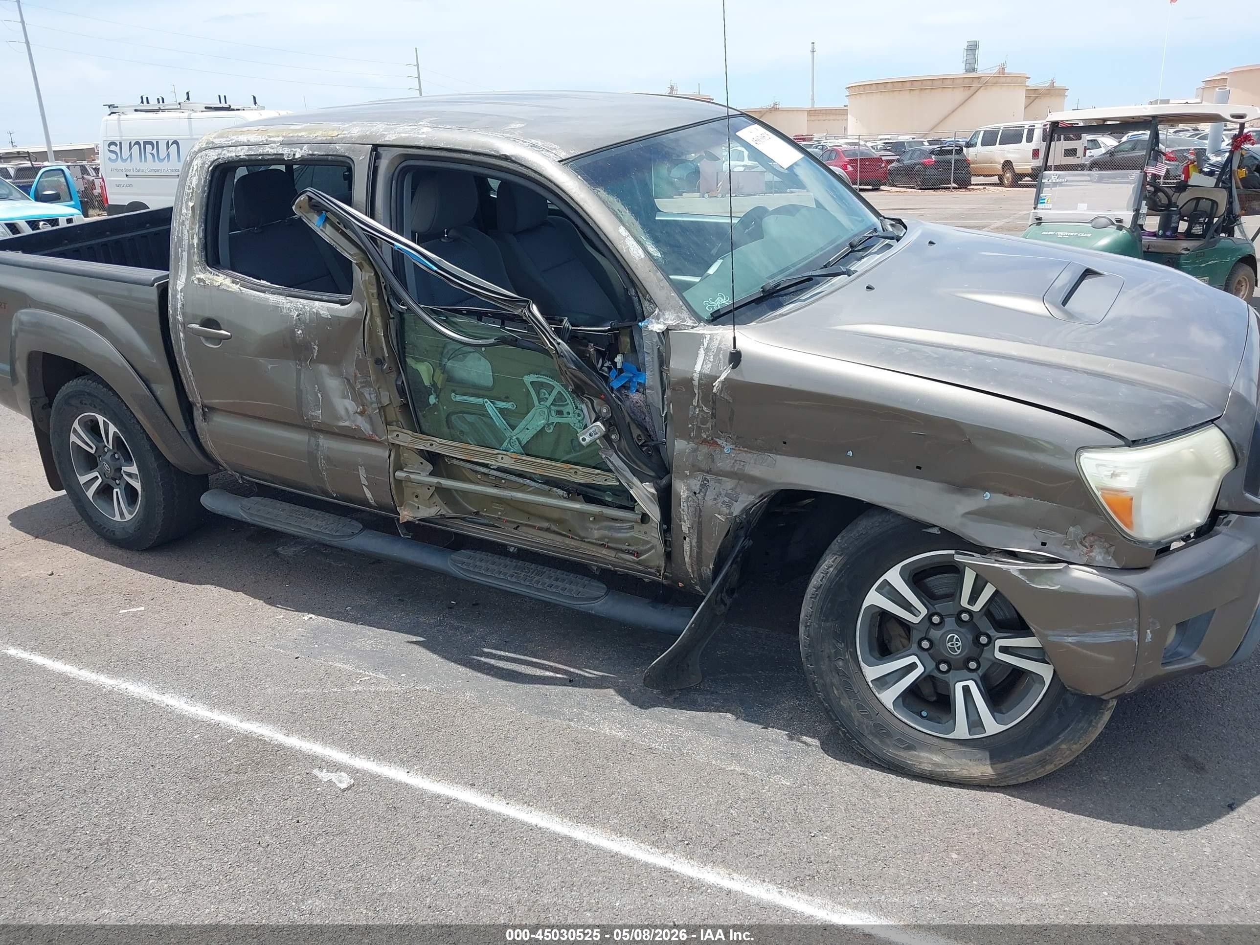 2014 Toyota Tacoma Prerunner V6 Коричневый vin: 3TMJU4GN3EM162159