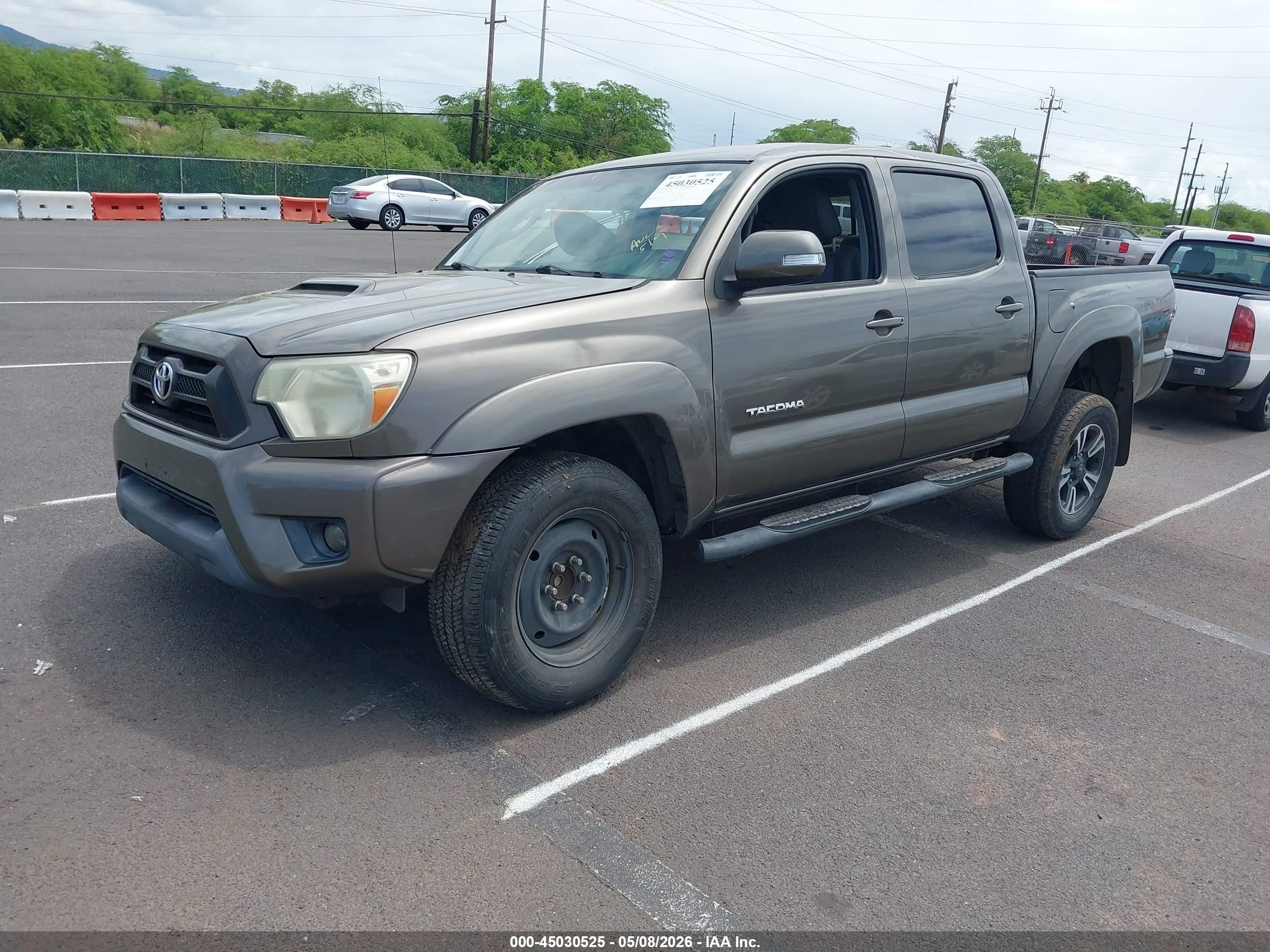 2014 Toyota Tacoma Prerunner V6 Коричневый vin: 3TMJU4GN3EM162159