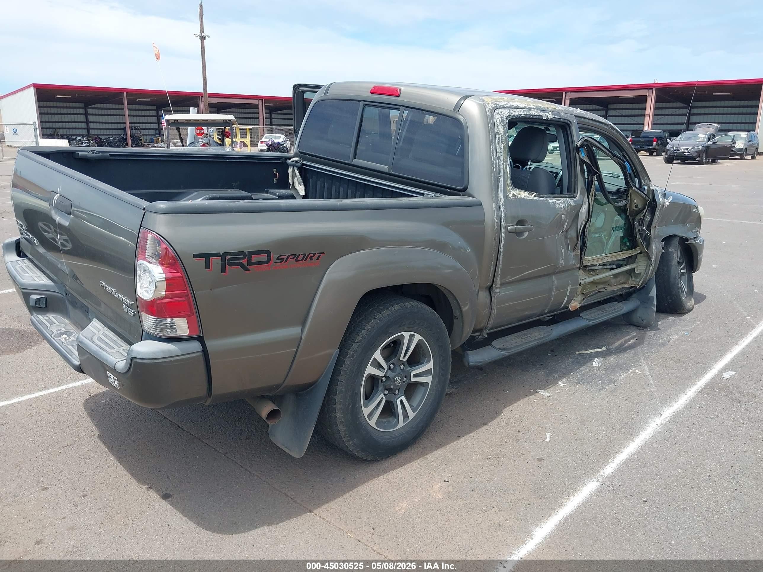 2014 Toyota Tacoma Prerunner V6 Коричневый vin: 3TMJU4GN3EM162159