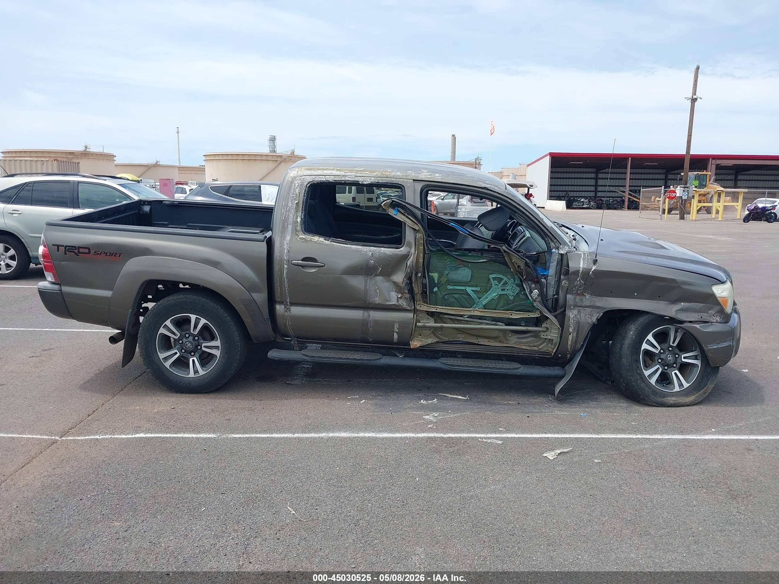 2014 Toyota Tacoma Prerunner V6 Коричневый vin: 3TMJU4GN3EM162159