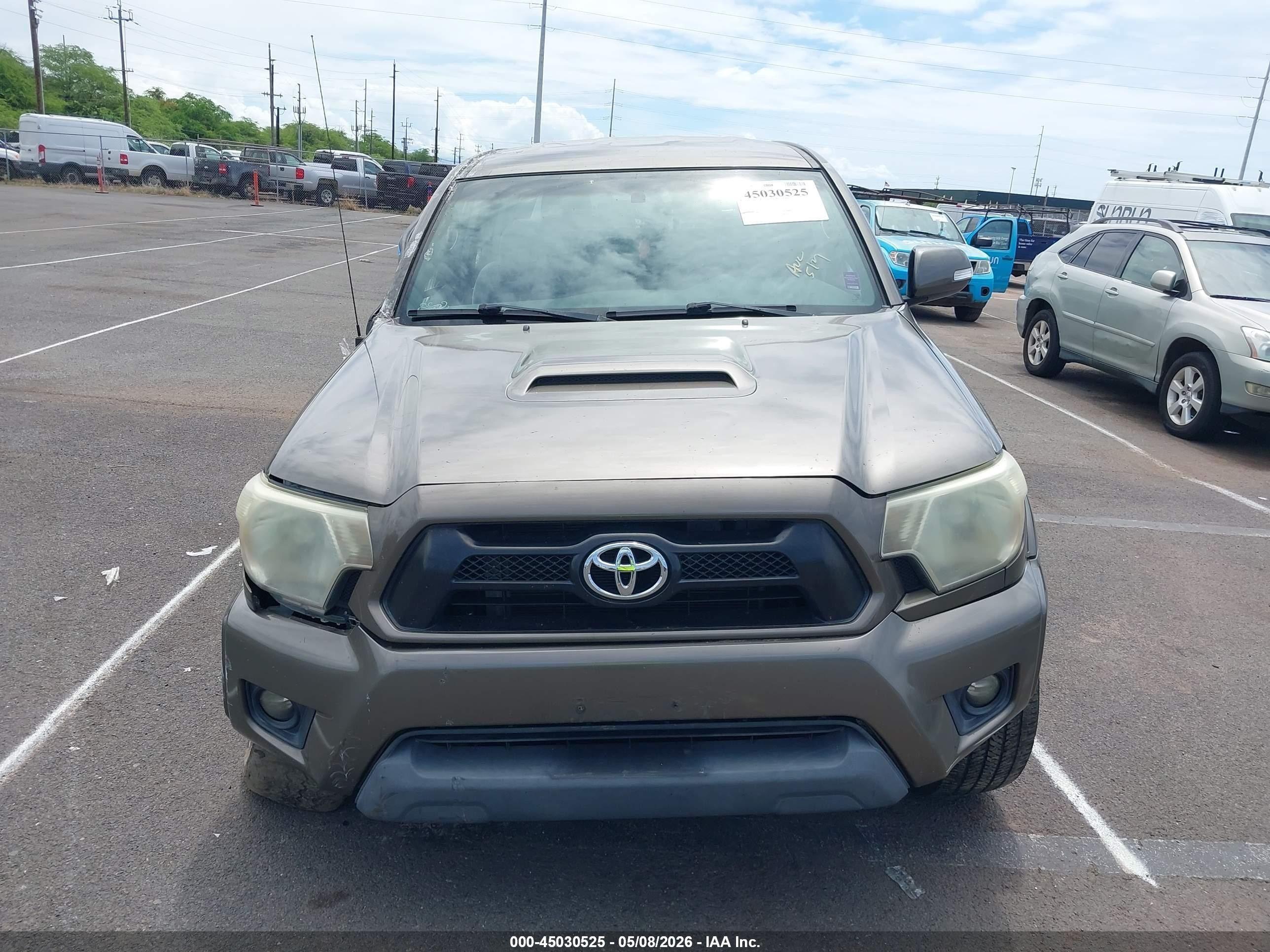 2014 Toyota Tacoma Prerunner V6 Коричневый vin: 3TMJU4GN3EM162159