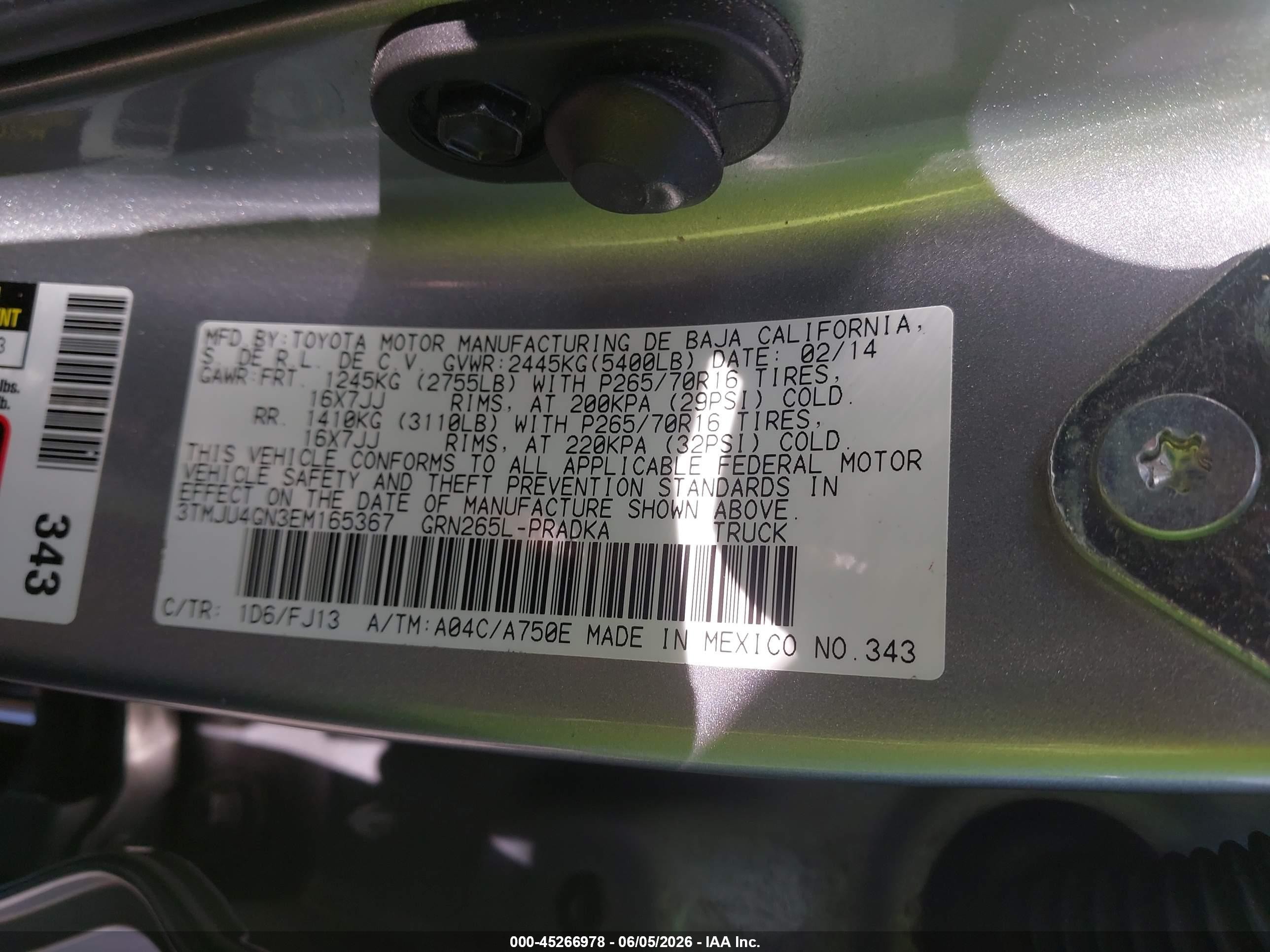 2014 Toyota Tacoma Prerunner V6 Silver vin: 3TMJU4GN3EM165367