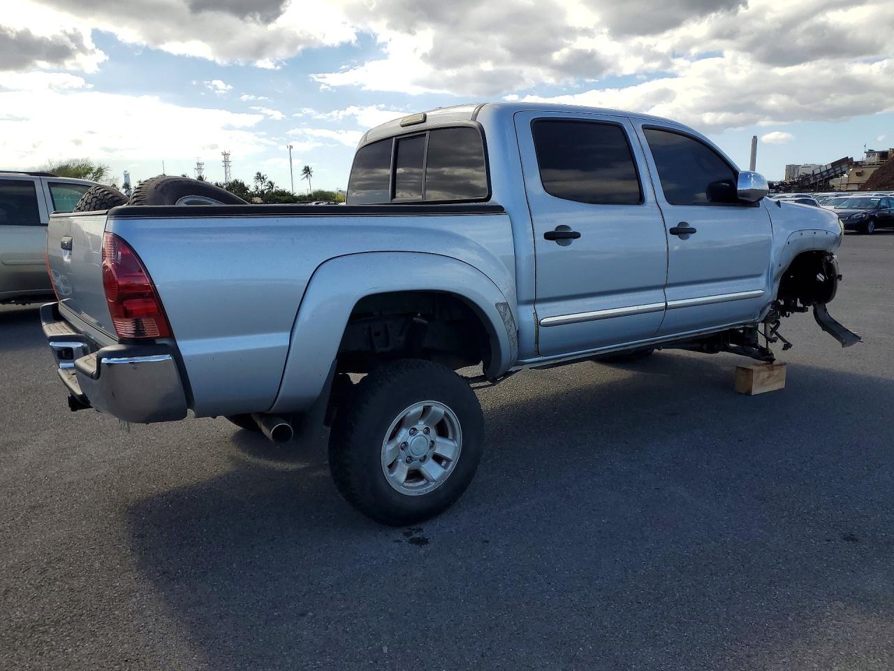 2010 Toyota Tacoma Prerunner V6 Silver vin: 3TMJU4GN4AM093654