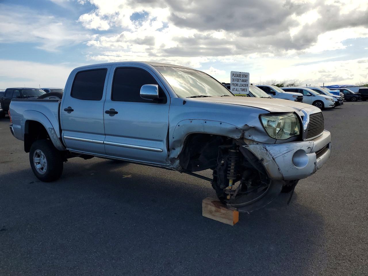 2010 Toyota Tacoma Prerunner V6 Silver vin: 3TMJU4GN4AM093654