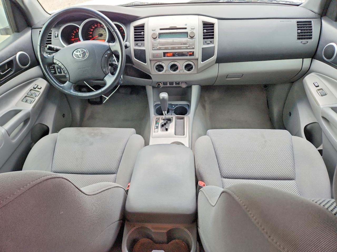 2010 Toyota Tacoma Double Cab Prerunner White vin: 3TMJU4GN4AM102787
