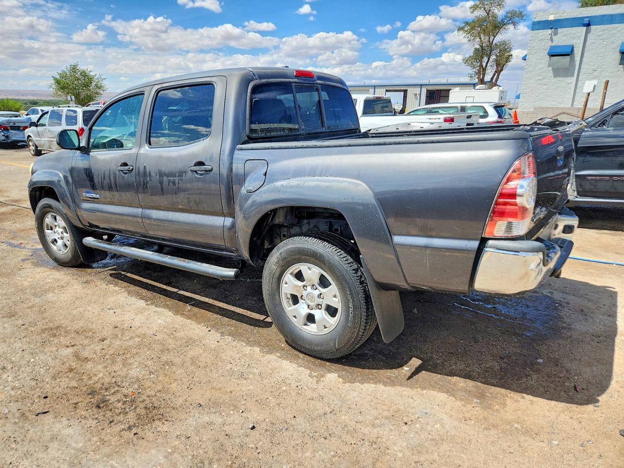 2011 Toyota Tacoma Double Cab Prerunner Серый vin: 3TMJU4GN4BM115282