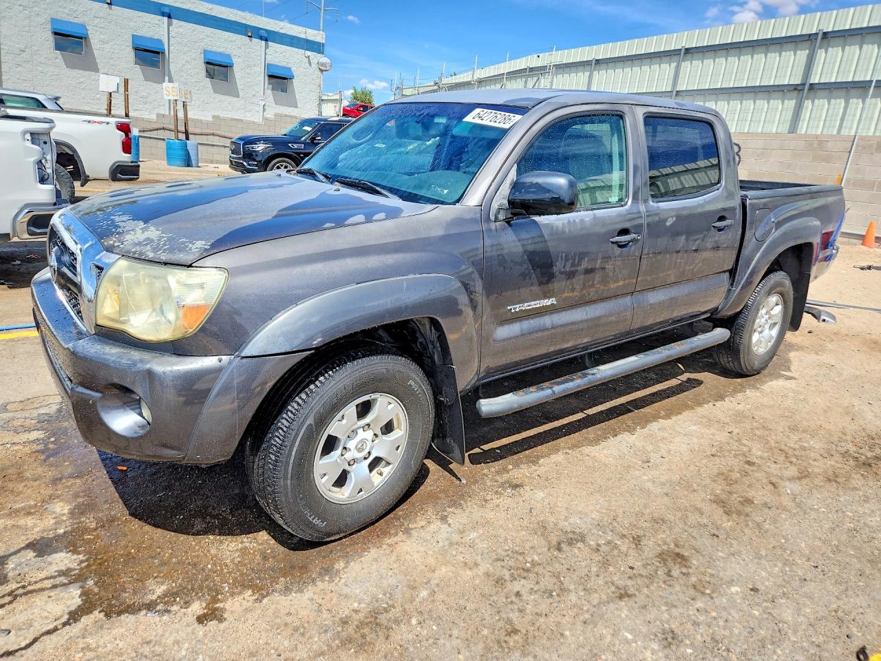 2011 Toyota Tacoma Double Cab Prerunner Серый vin: 3TMJU4GN4BM115282