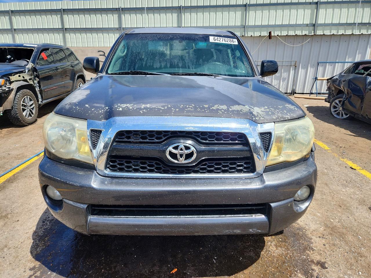 2011 Toyota Tacoma Double Cab Prerunner Серый vin: 3TMJU4GN4BM115282