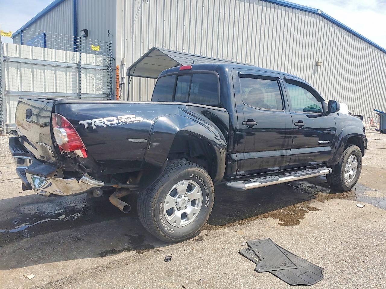 2012 Toyota Tacoma Double Cab Prerunner Black vin: 3TMJU4GN4CM128678
