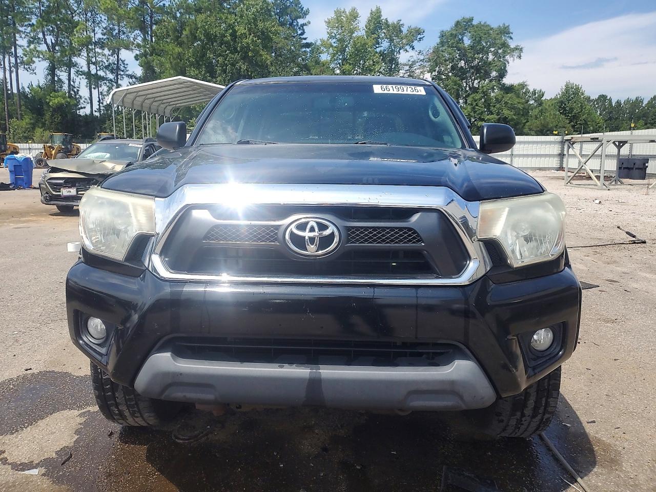 2012 Toyota Tacoma Double Cab Prerunner Black vin: 3TMJU4GN4CM128678