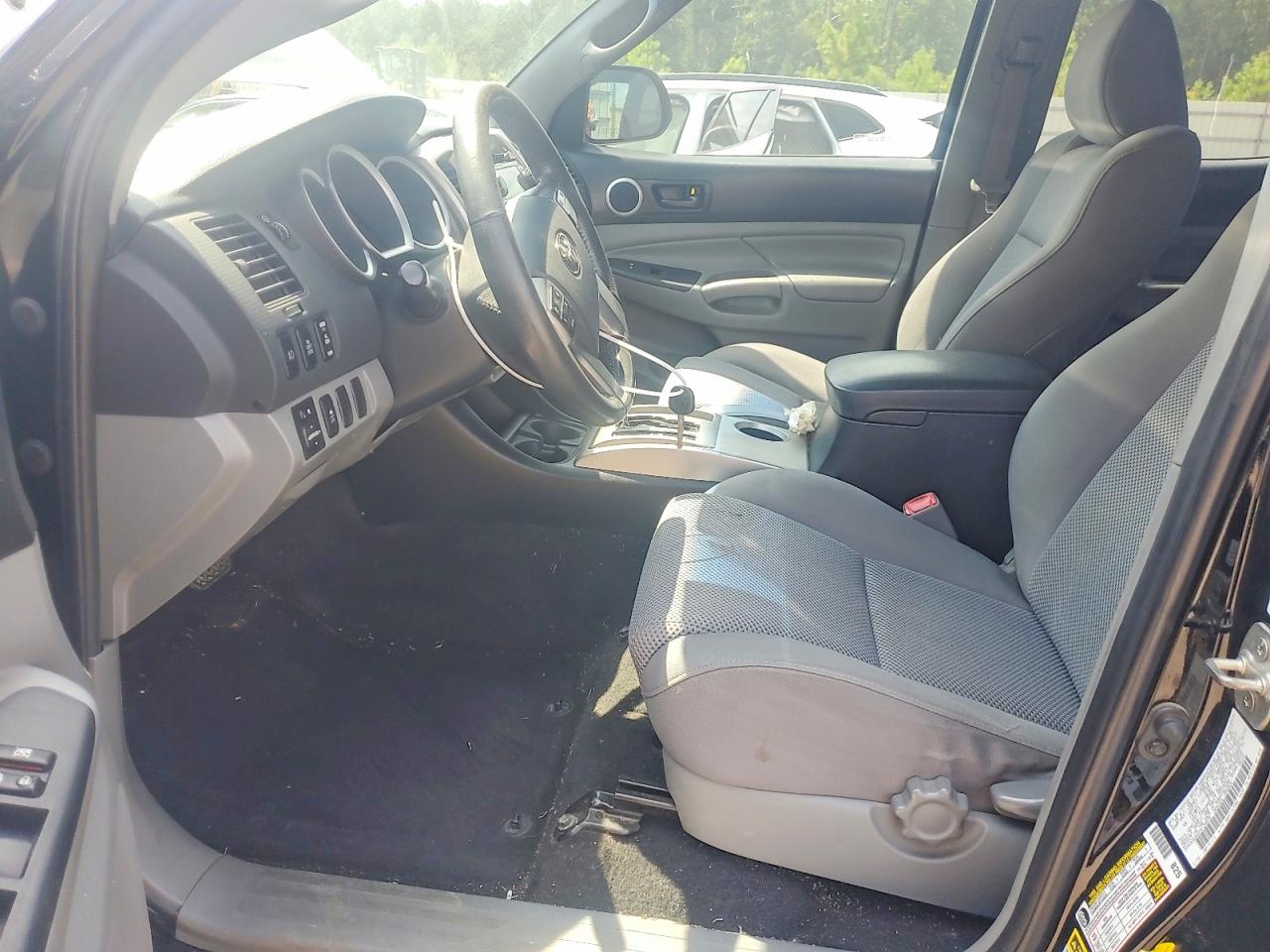 2012 Toyota Tacoma Double Cab Prerunner Black vin: 3TMJU4GN4CM128678