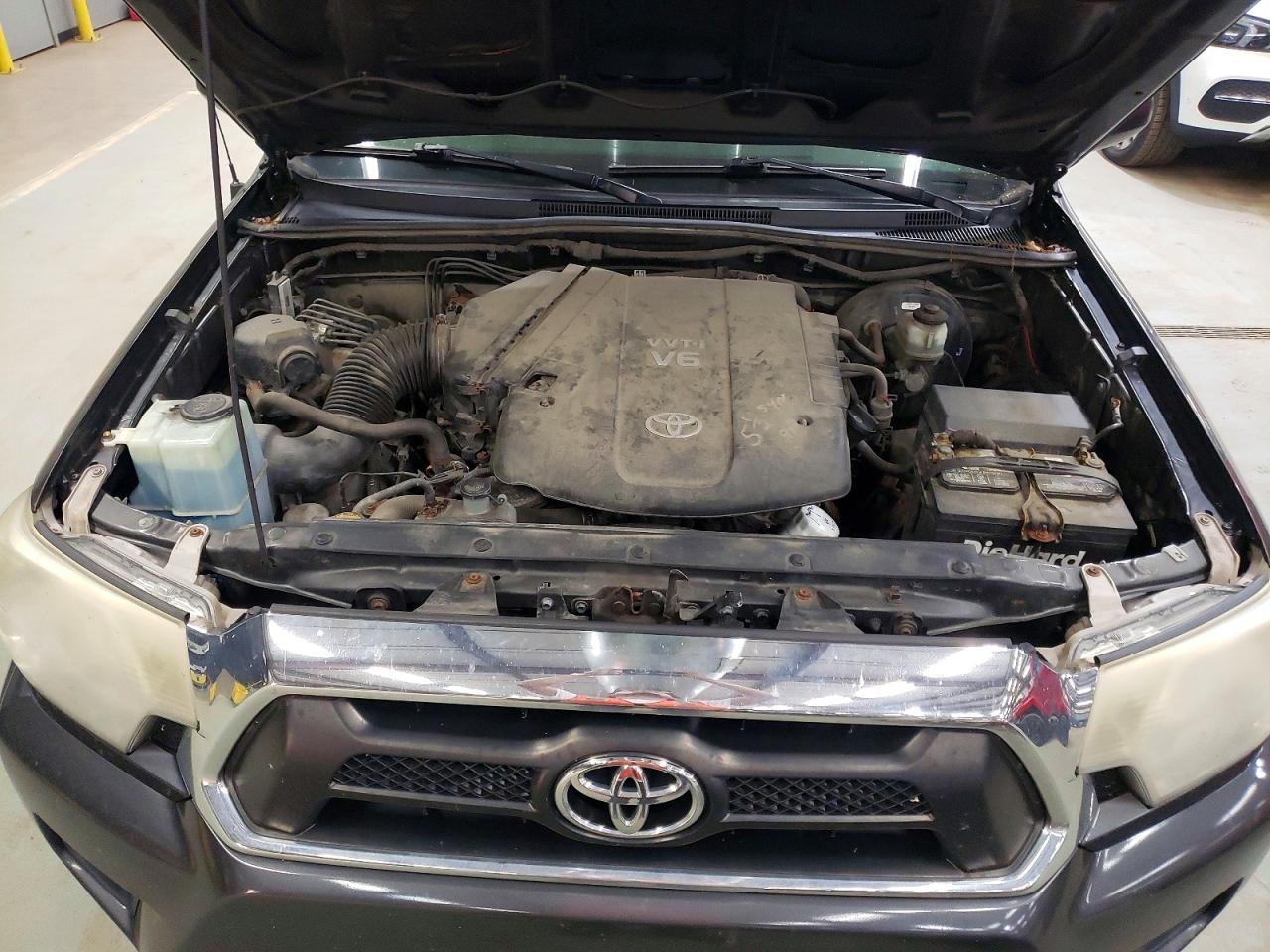 2012 Toyota Tacoma Серый vin: 3TMJU4GN4CM133542