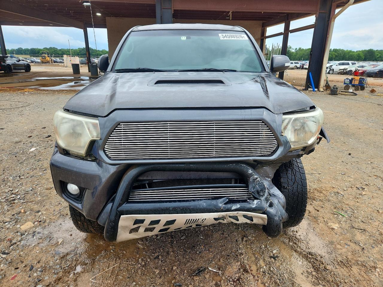 2014 Toyota Tacoma Double Cab Prerunner Gray vin: 3TMJU4GN4EM159786