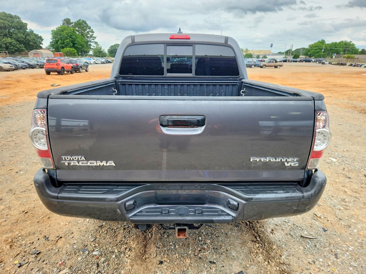 2014 Toyota Tacoma Double Cab Prerunner Gray vin: 3TMJU4GN4EM159786