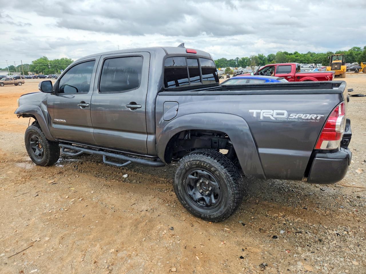 2014 Toyota Tacoma Double Cab Prerunner Gray vin: 3TMJU4GN4EM159786
