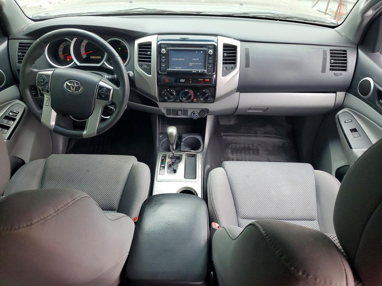 2014 Toyota Tacoma Double Cab Prerunner Gray vin: 3TMJU4GN4EM168441