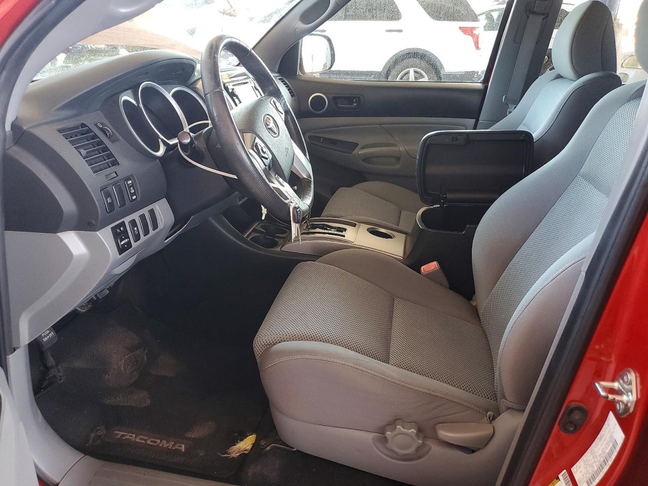 2014 Toyota Tacoma Double Cab Prerunner Red vin: 3TMJU4GN4EM169508
