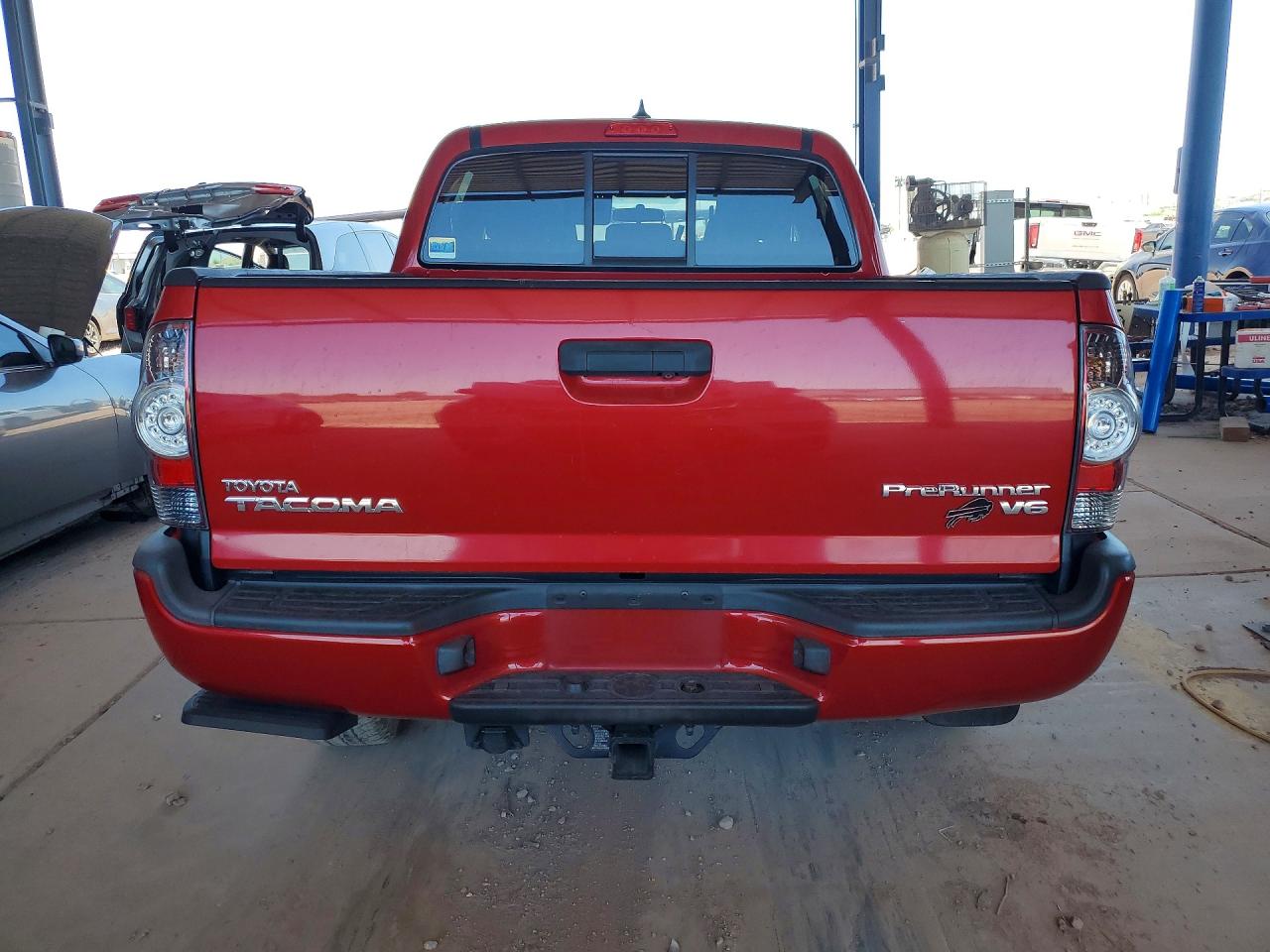 2014 Toyota Tacoma Double Cab Prerunner Red vin: 3TMJU4GN4EM169508