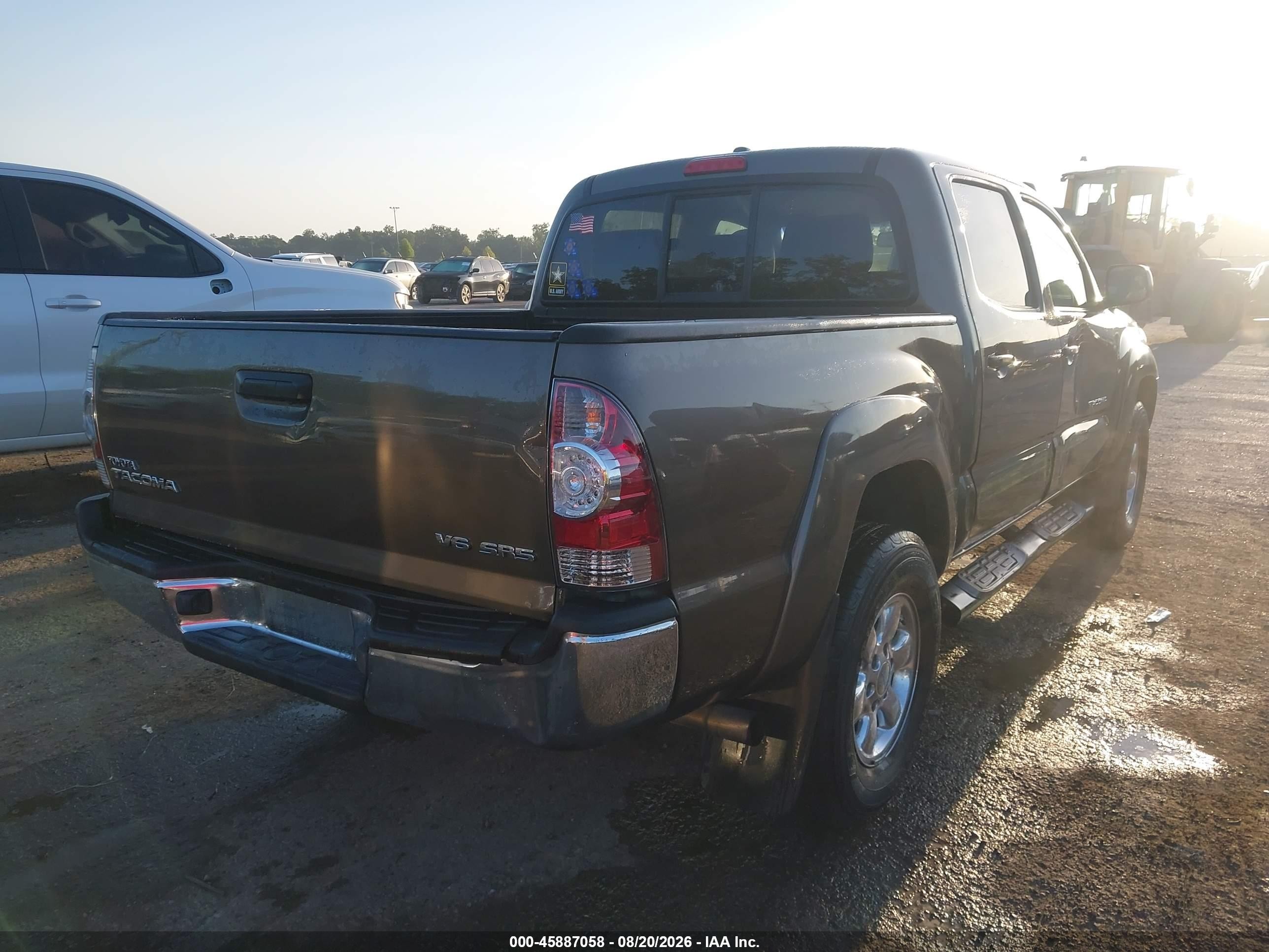 2010 Toyota Tacoma Prerunner V6 Brown vin: 3TMJU4GN5AM093971