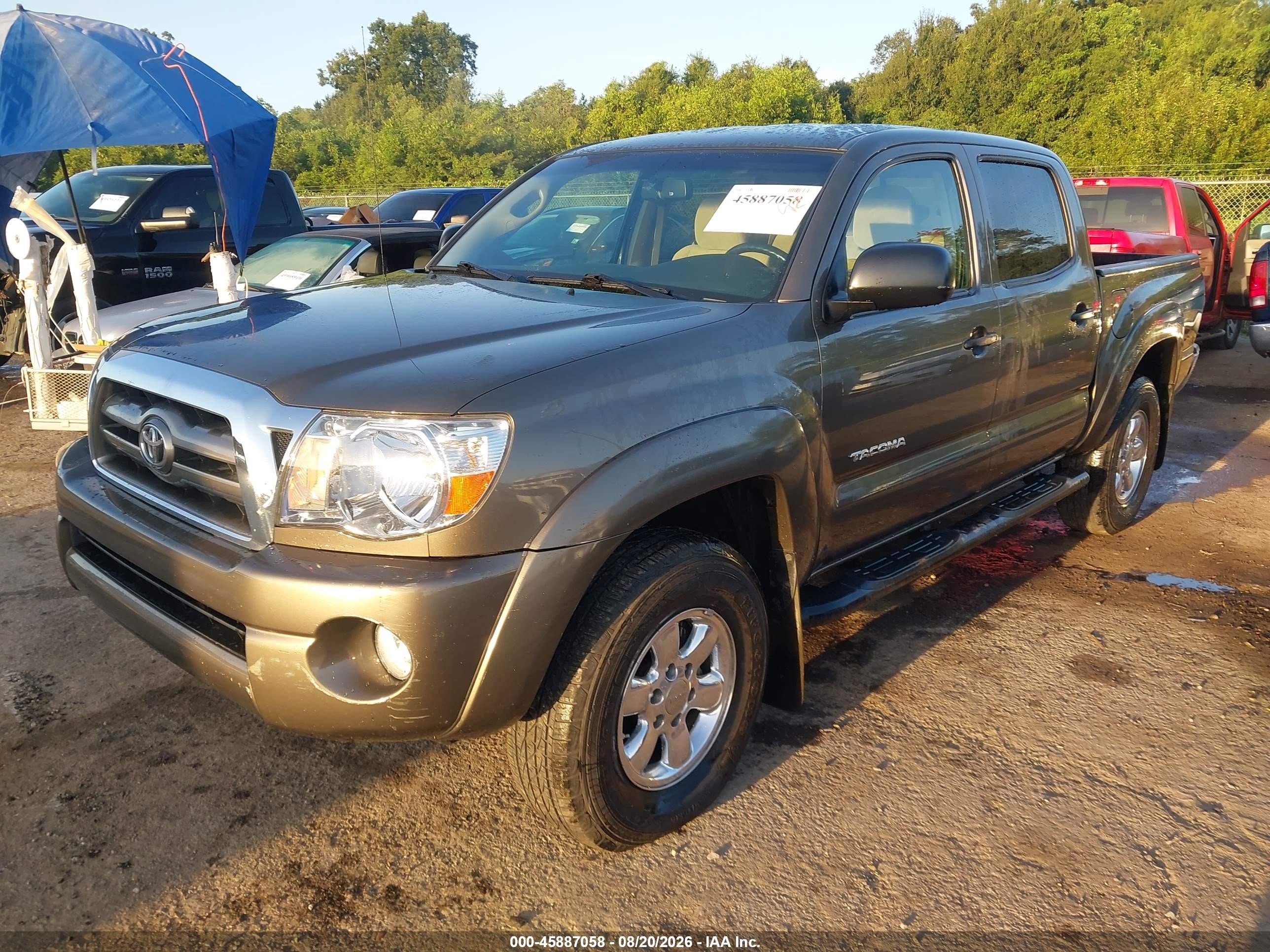 2010 Toyota Tacoma Prerunner V6 Brown vin: 3TMJU4GN5AM093971