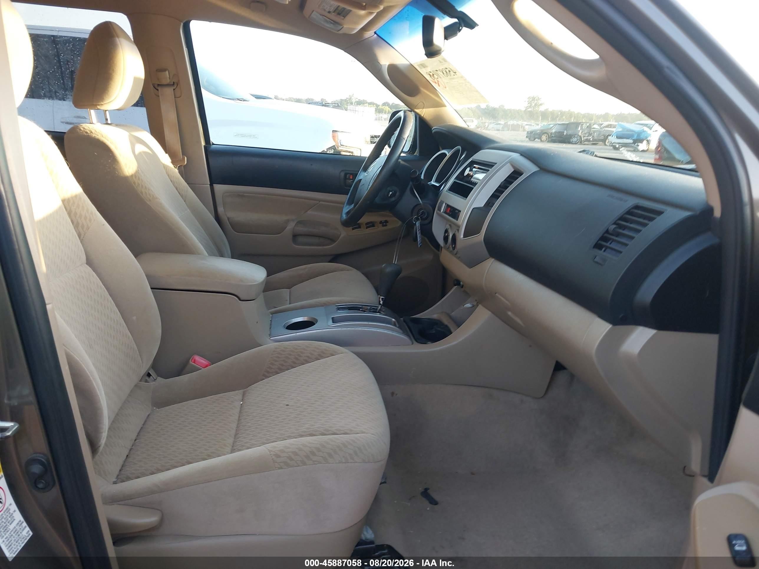 2010 Toyota Tacoma Prerunner V6 Brown vin: 3TMJU4GN5AM093971