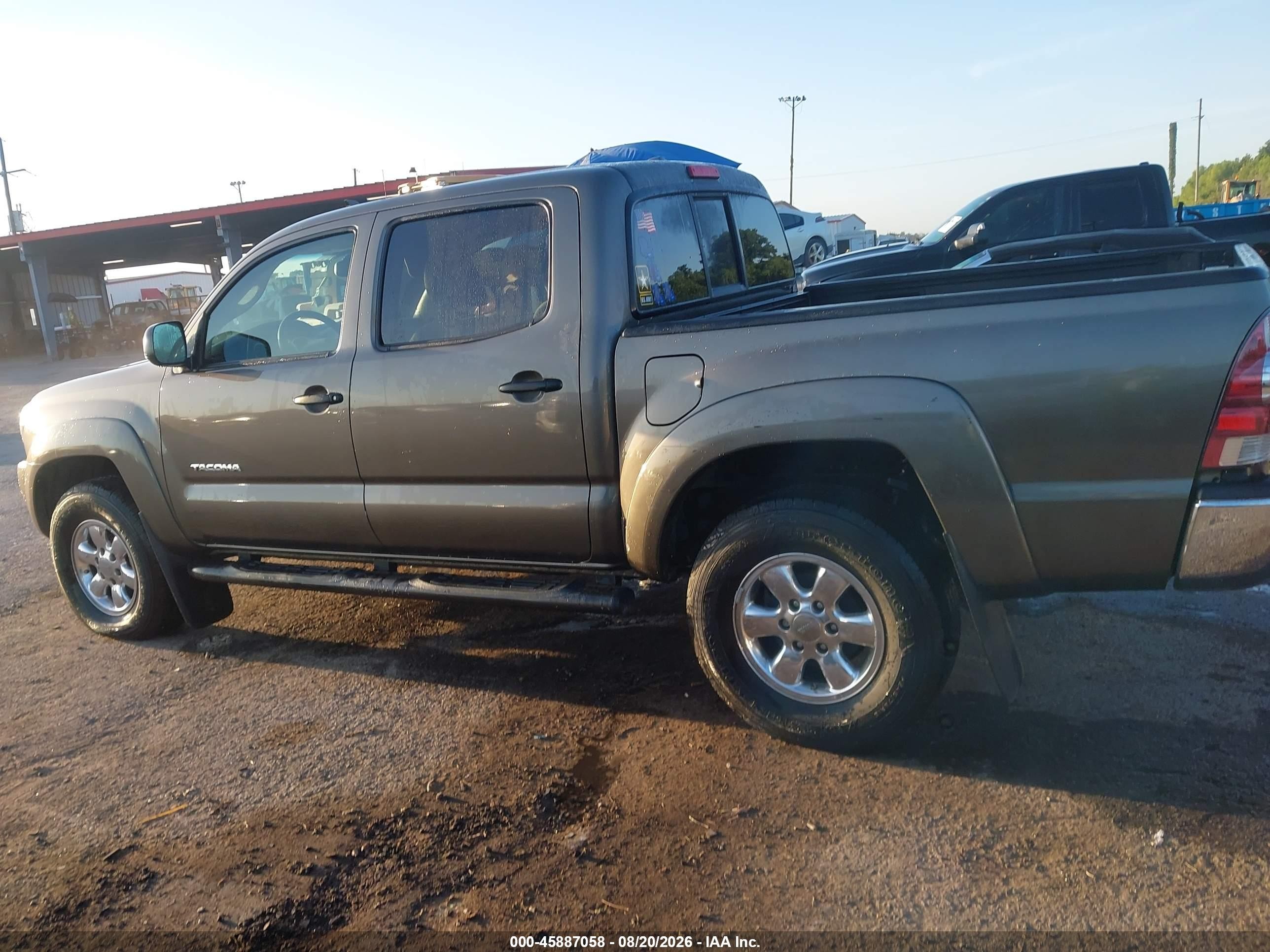 2010 Toyota Tacoma Prerunner V6 Brown vin: 3TMJU4GN5AM093971