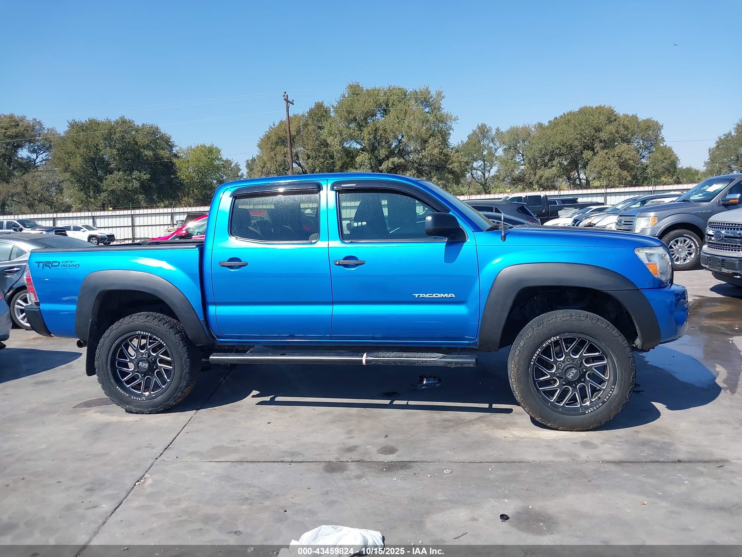 2010 Toyota Tacoma Prerunner V6 Blue vin: 3TMJU4GN5AM096479