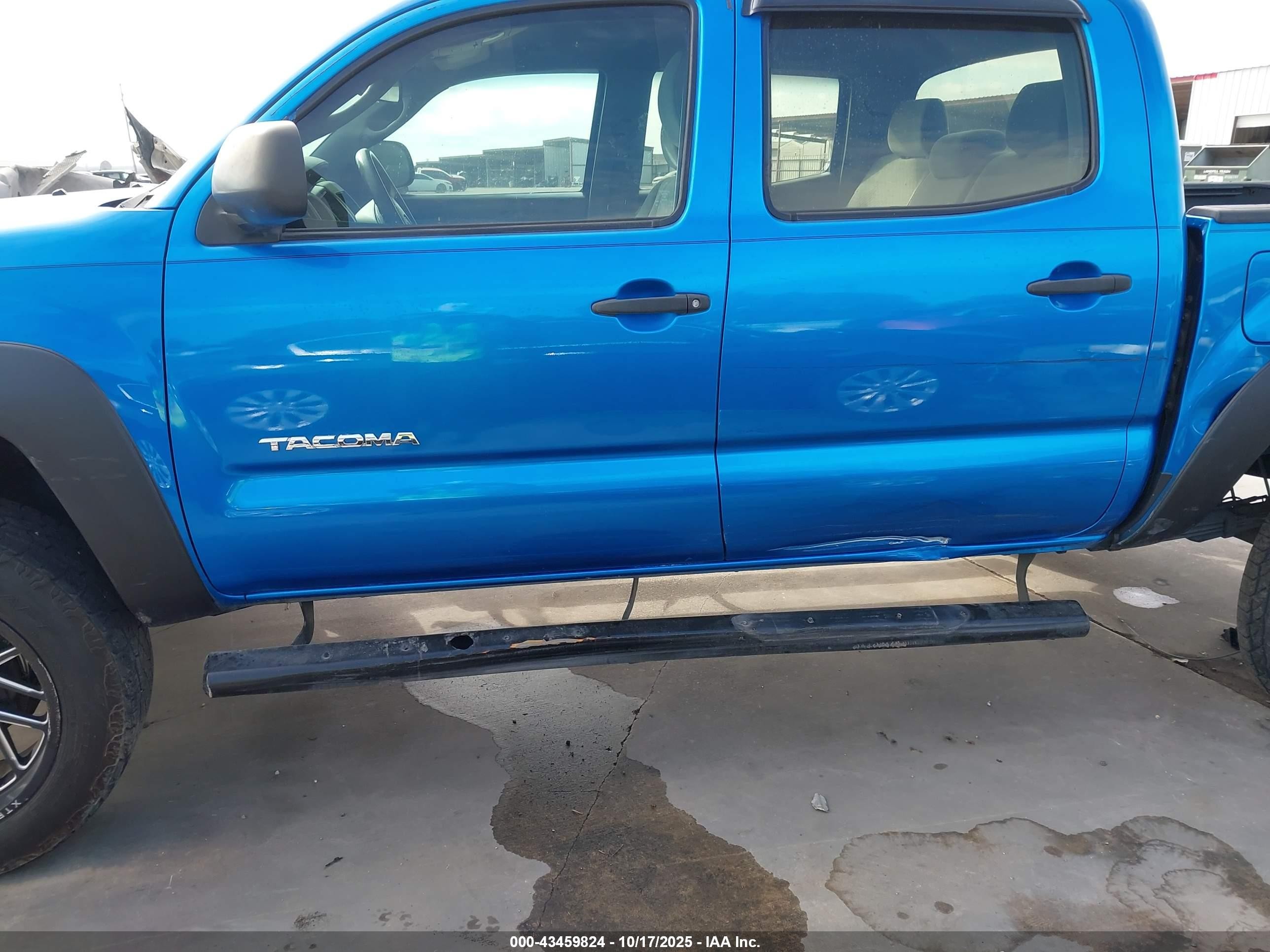 2010 Toyota Tacoma Prerunner V6 Blue vin: 3TMJU4GN5AM096479