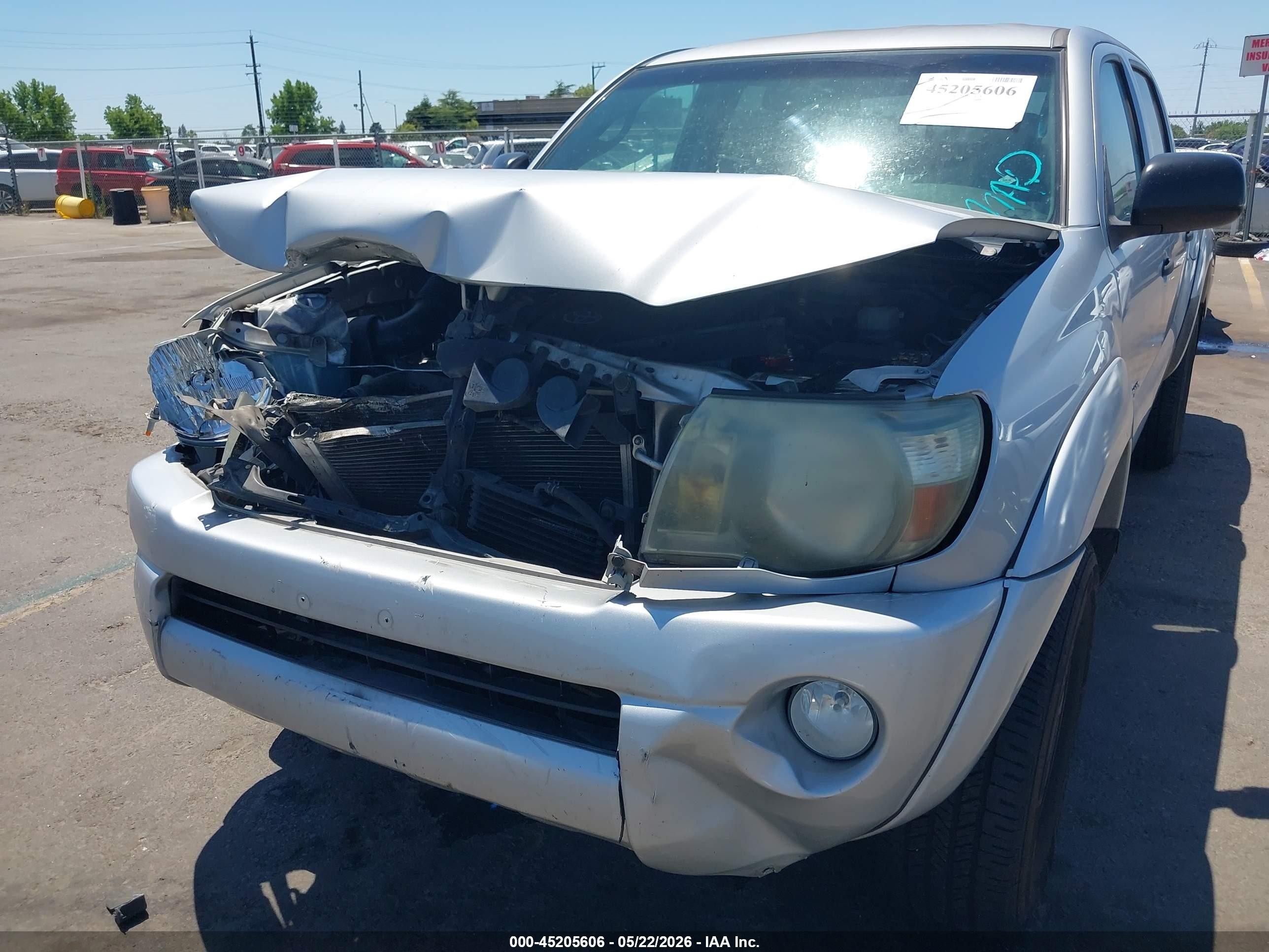 2011 Toyota Tacoma Prerunner V6 Silver vin: 3TMJU4GN5BM117266