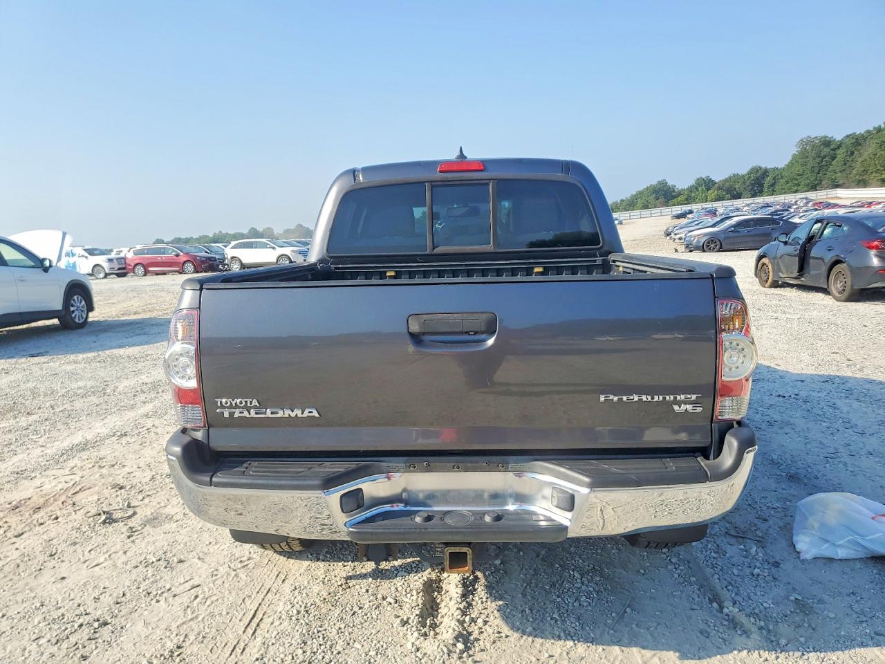 2012 Toyota Tacoma Double Cab Prerunner Gray vin: 3TMJU4GN5CM128866
