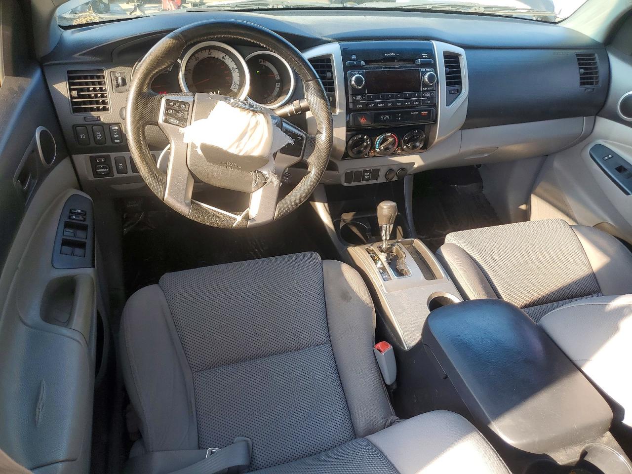 2012 Toyota Tacoma Double Cab Prerunner Gray vin: 3TMJU4GN5CM128866
