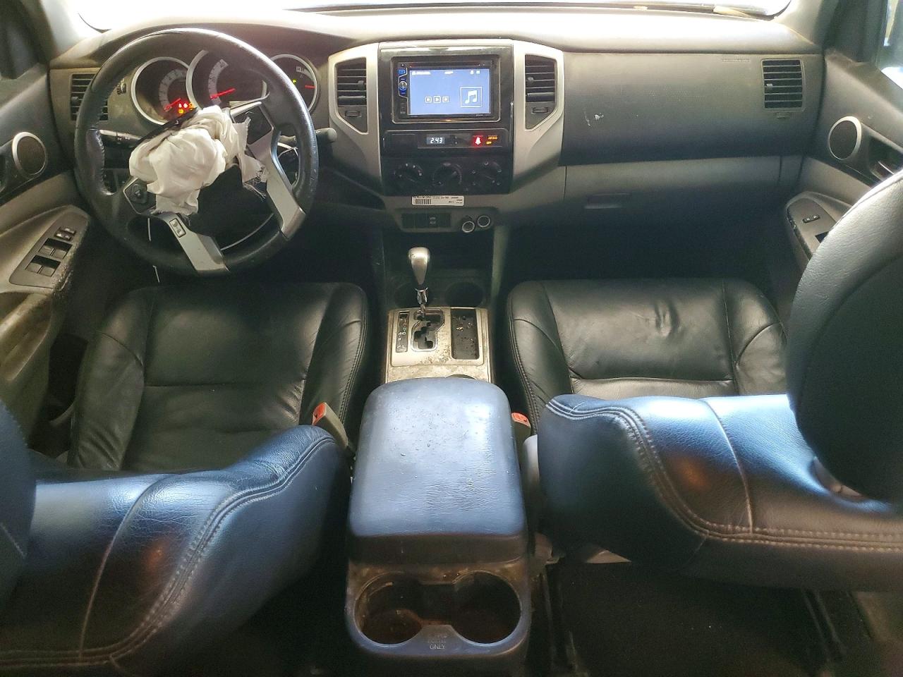 2014 Toyota Tacoma Double Cab Prerunner White vin: 3TMJU4GN5EM157819