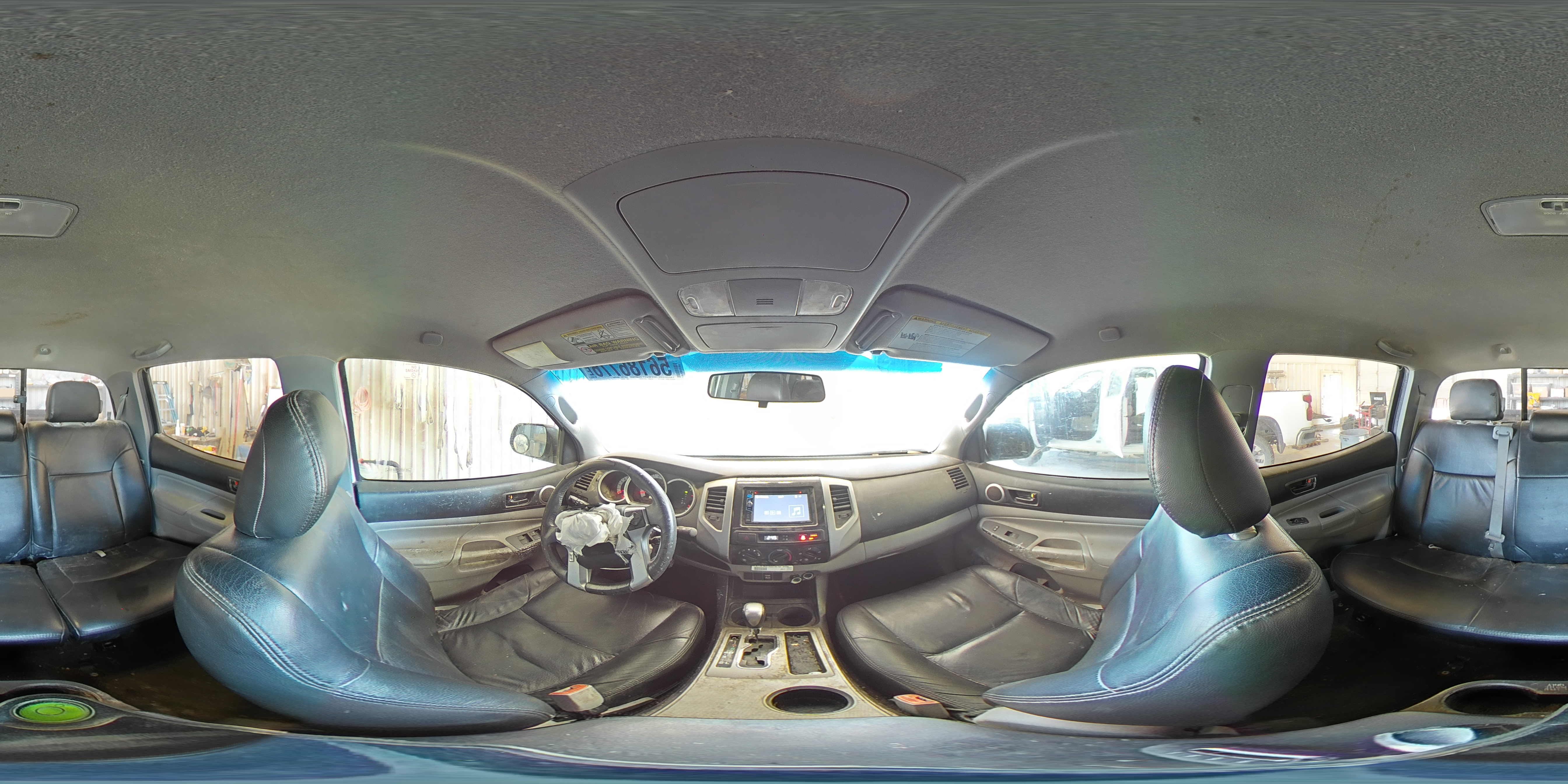 2014 Toyota Tacoma Double Cab Prerunner White vin: 3TMJU4GN5EM157819