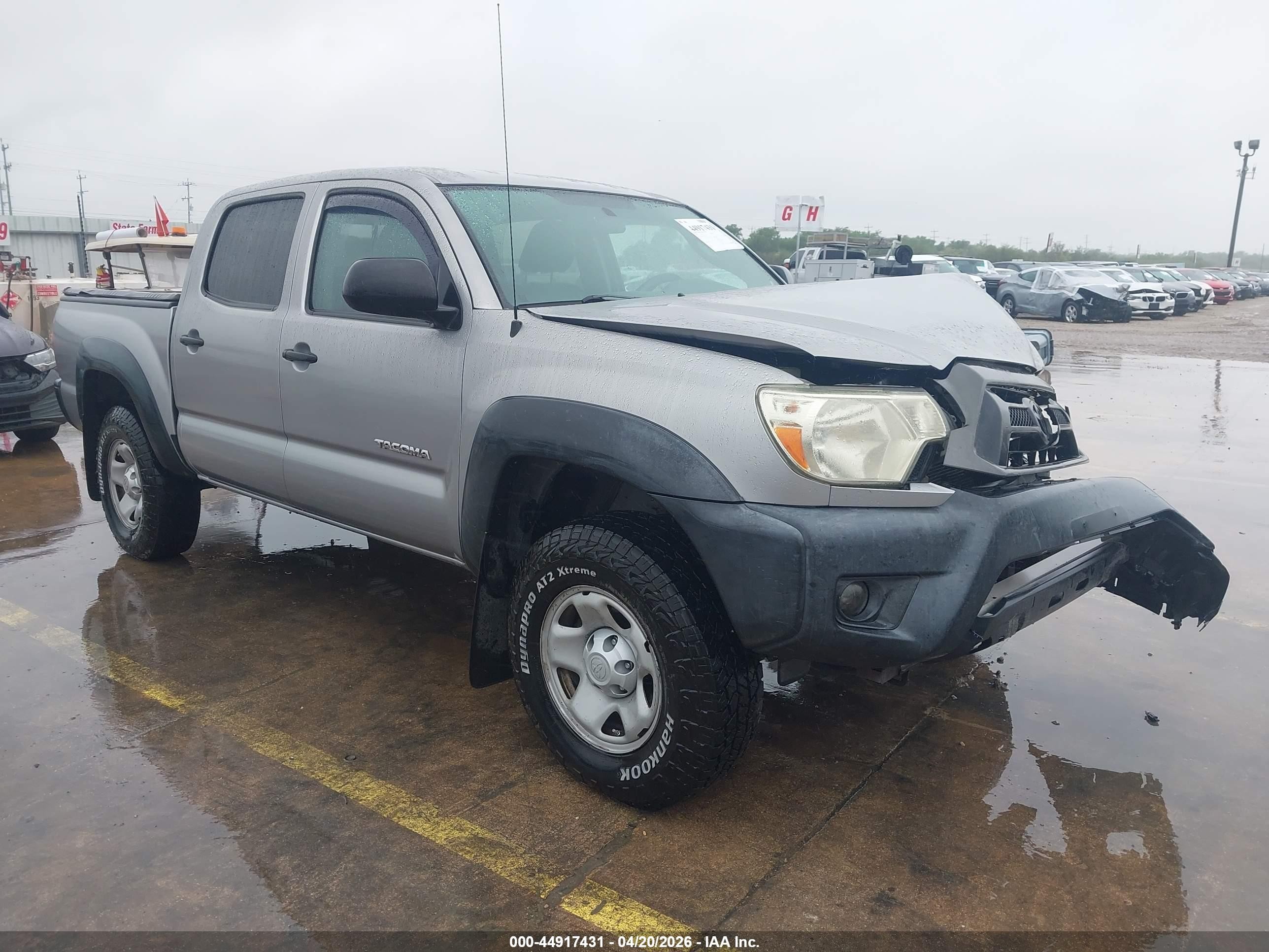 2014 Toyota Tacoma Prerunner V6 Silver vin: 3TMJU4GN5EM161529