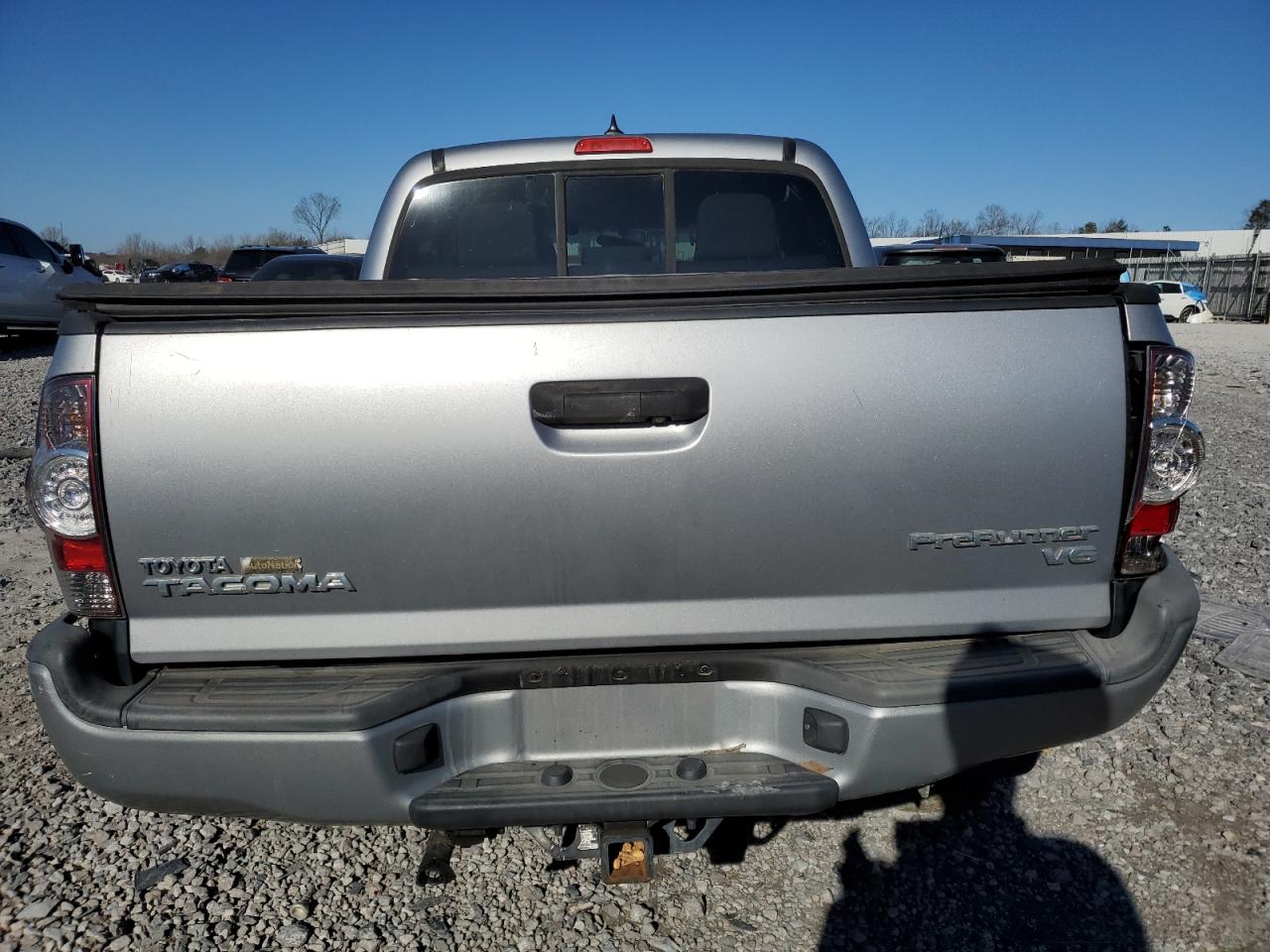 2014 Toyota Tacoma Double Cab Prerunner Серебряный vin: 3TMJU4GN5EM173602