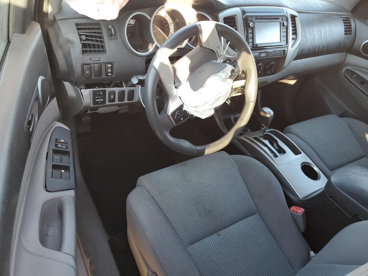 2014 Toyota Tacoma Double Cab Prerunner Серебряный vin: 3TMJU4GN5EM173602