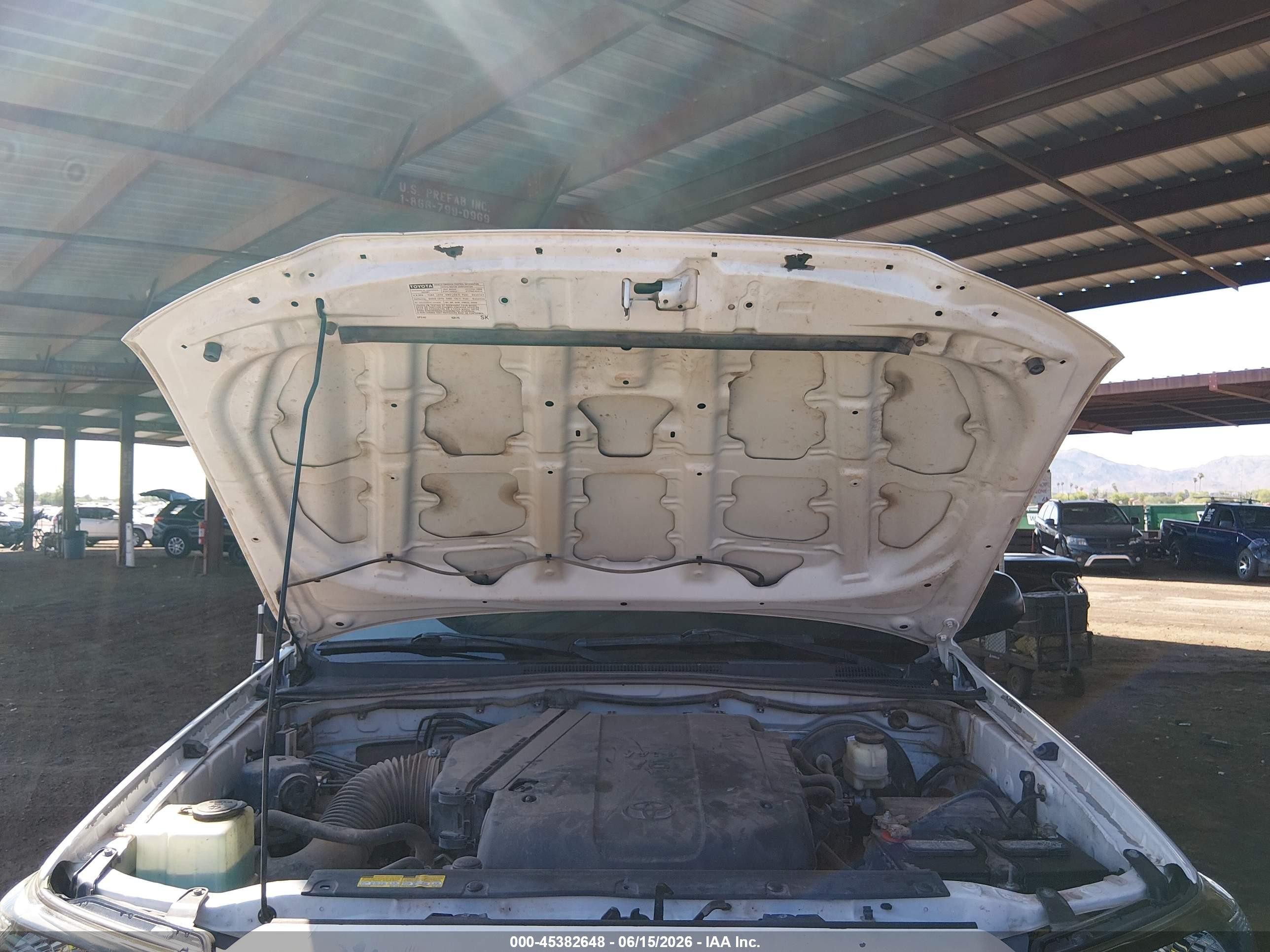 2015 Toyota Tacoma Prerunner V6 Белый vin: 3TMJU4GN5FM192457