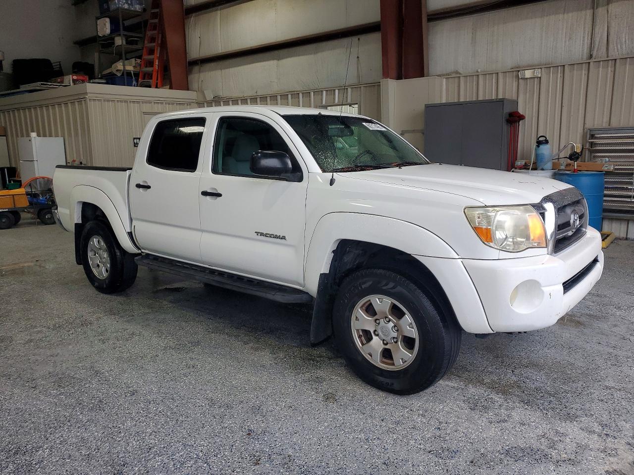 2010 Toyota Tacoma Double Cab Prerunner White vin: 3TMJU4GN6AM092215