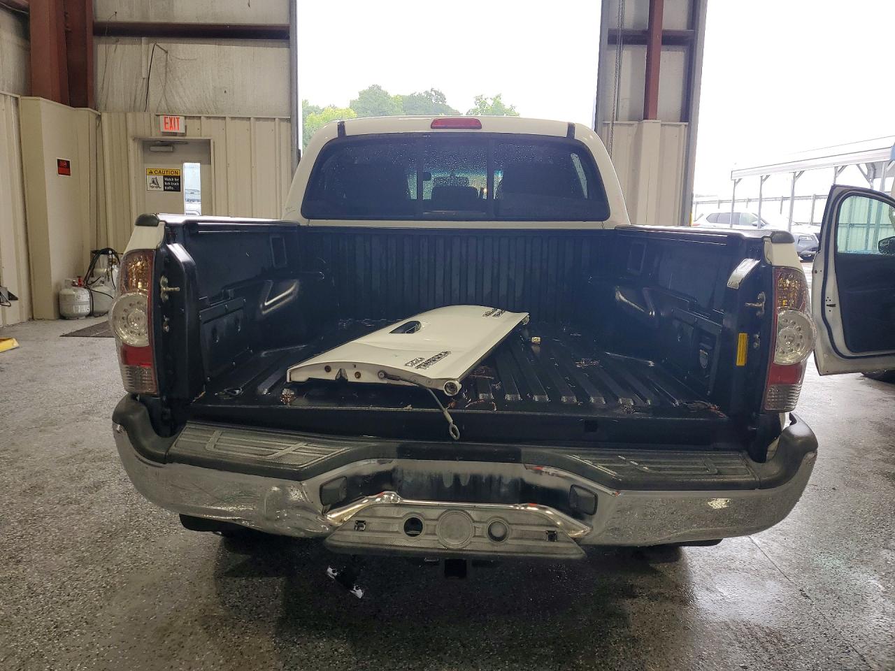 2010 Toyota Tacoma Double Cab Prerunner White vin: 3TMJU4GN6AM092215