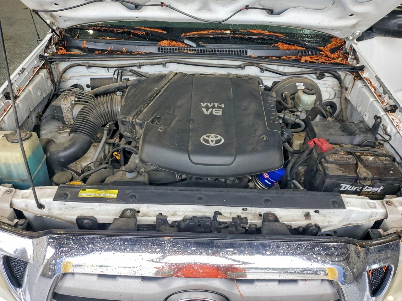 2010 Toyota Tacoma Double Cab Prerunner White vin: 3TMJU4GN6AM092215