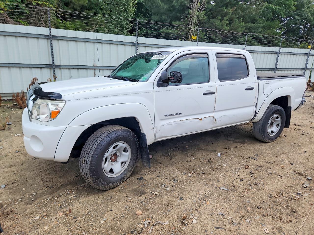 2010 Toyota Tacoma Double Cab Prerunner White vin: 3TMJU4GN6AM106999
