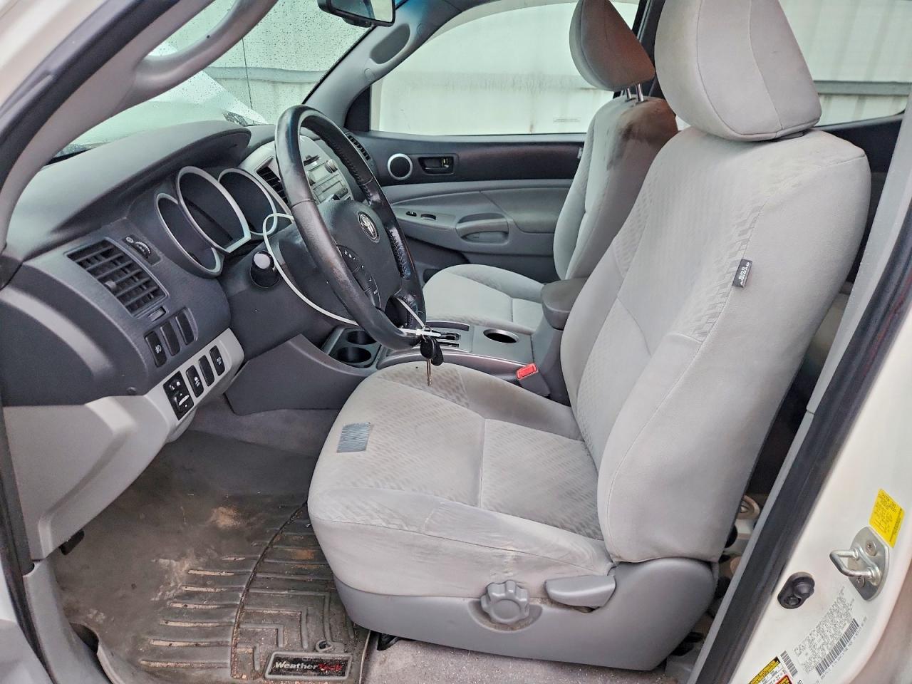 2010 Toyota Tacoma Double Cab Prerunner White vin: 3TMJU4GN6AM106999