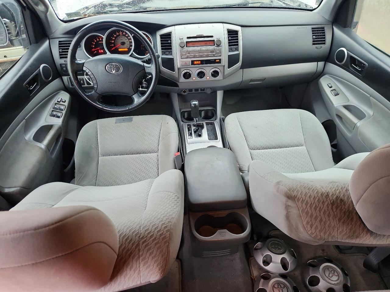 2010 Toyota Tacoma Double Cab Prerunner White vin: 3TMJU4GN6AM106999