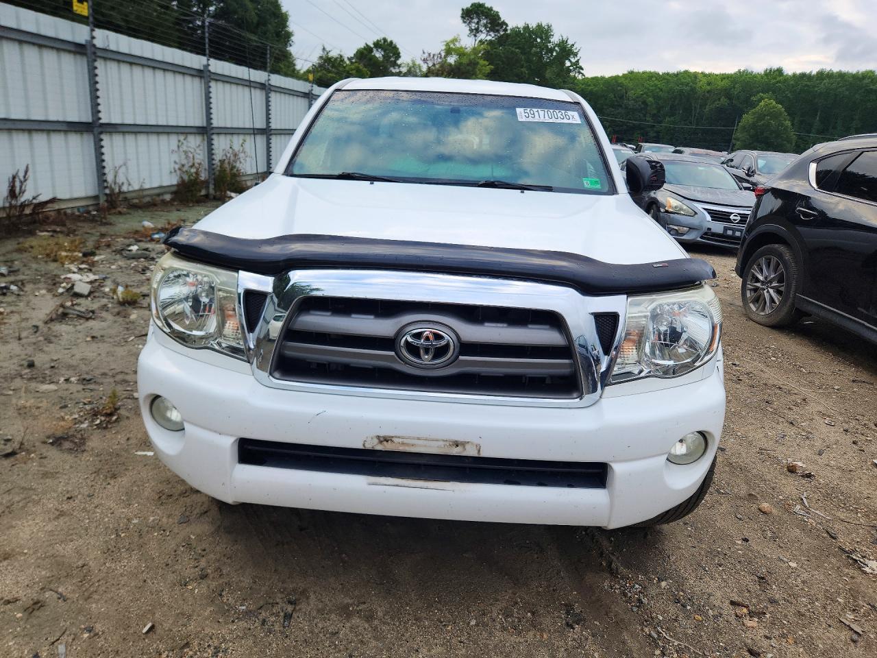 2010 Toyota Tacoma Double Cab Prerunner White vin: 3TMJU4GN6AM106999